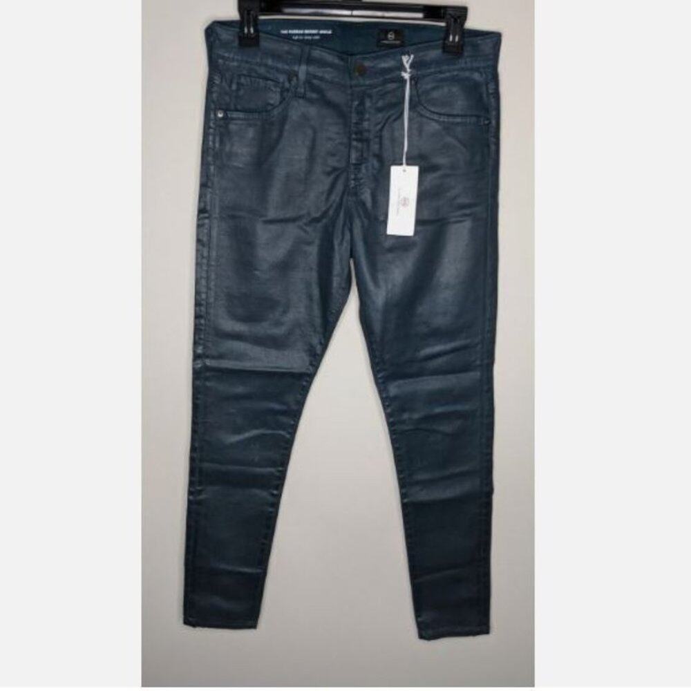 Adriano Goldschmied Farrah High-Rise Skinny Ankle Pant, Lagoon, Women's 29
